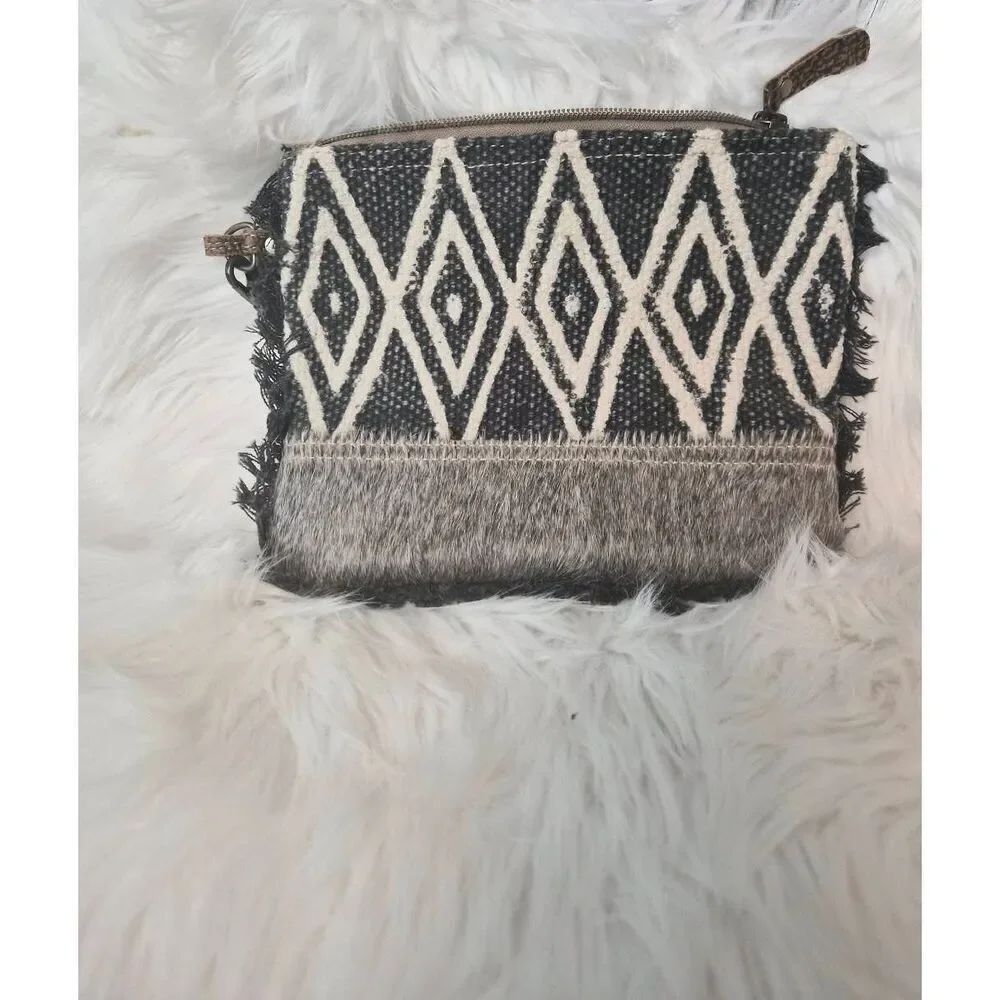 Myra bag cowhide wristlet